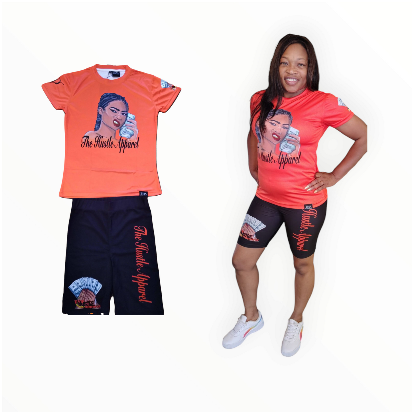 Women's Short Sets 100% Polyester - The Hustle Apparel