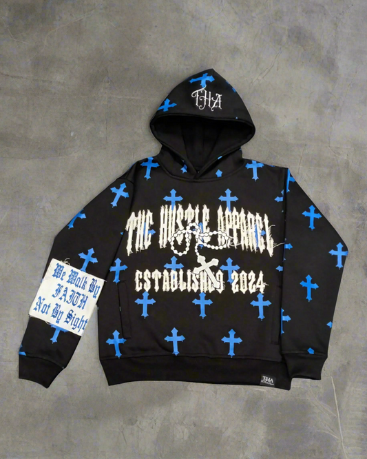 Cross Hoodie - The Hustle Apparel 