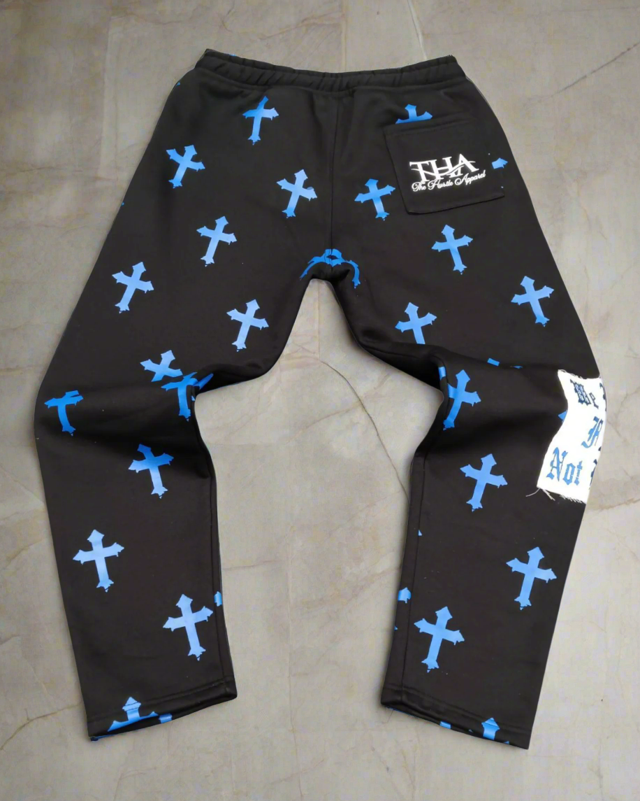Cross Sweat Pants - The Hustle Apparel 