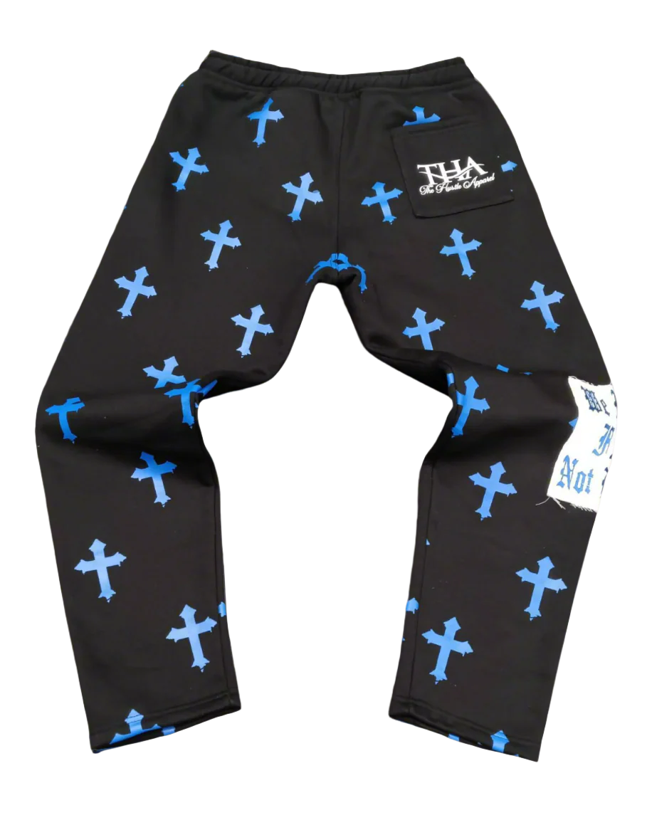 Cross Sweat Pants - The Hustle Apparel 