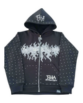 Rhinestone Hoodie - The Hustle Apparel 