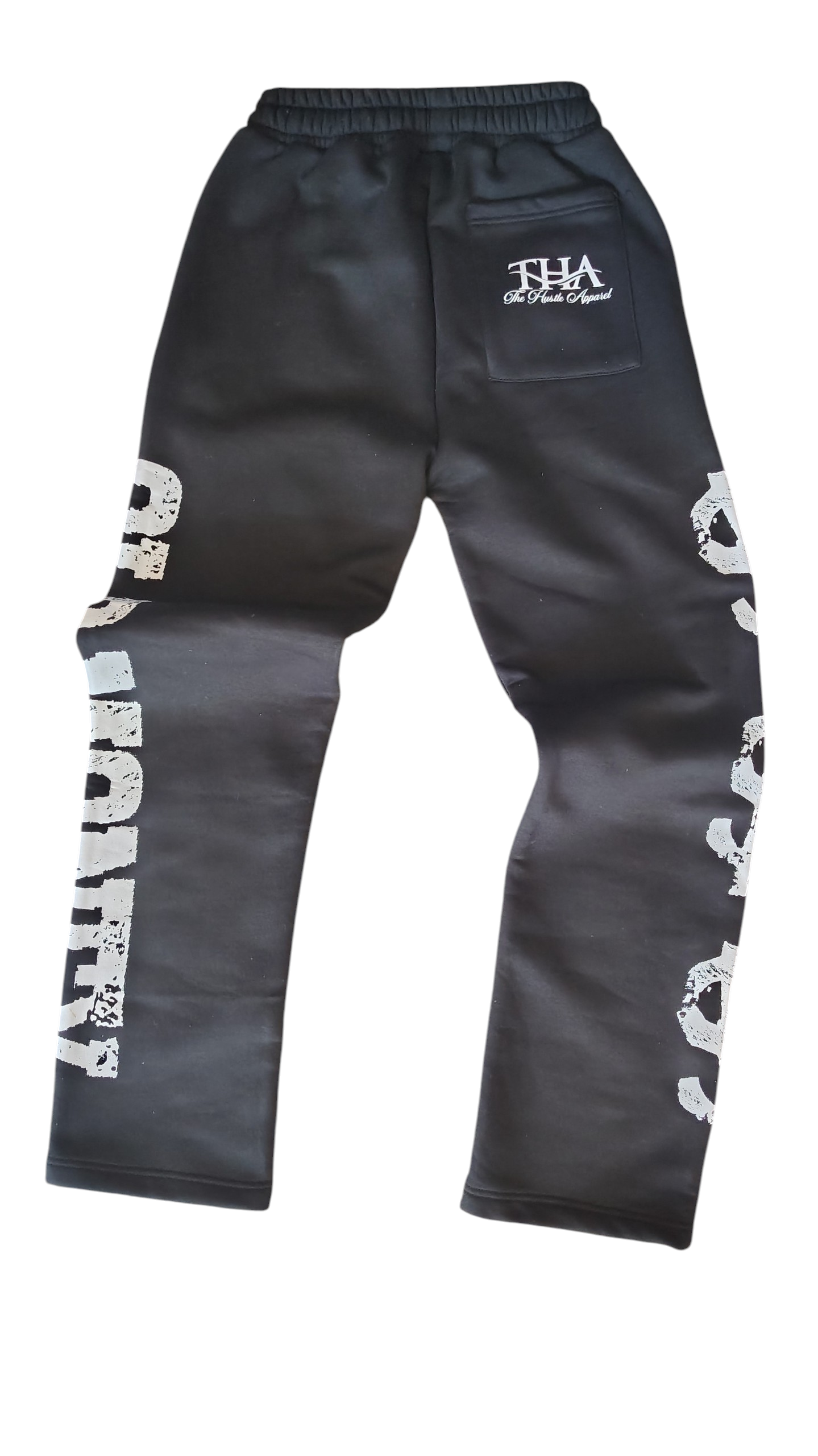 Old Money New Hustle Black Joggers - The Hustle Apparel 