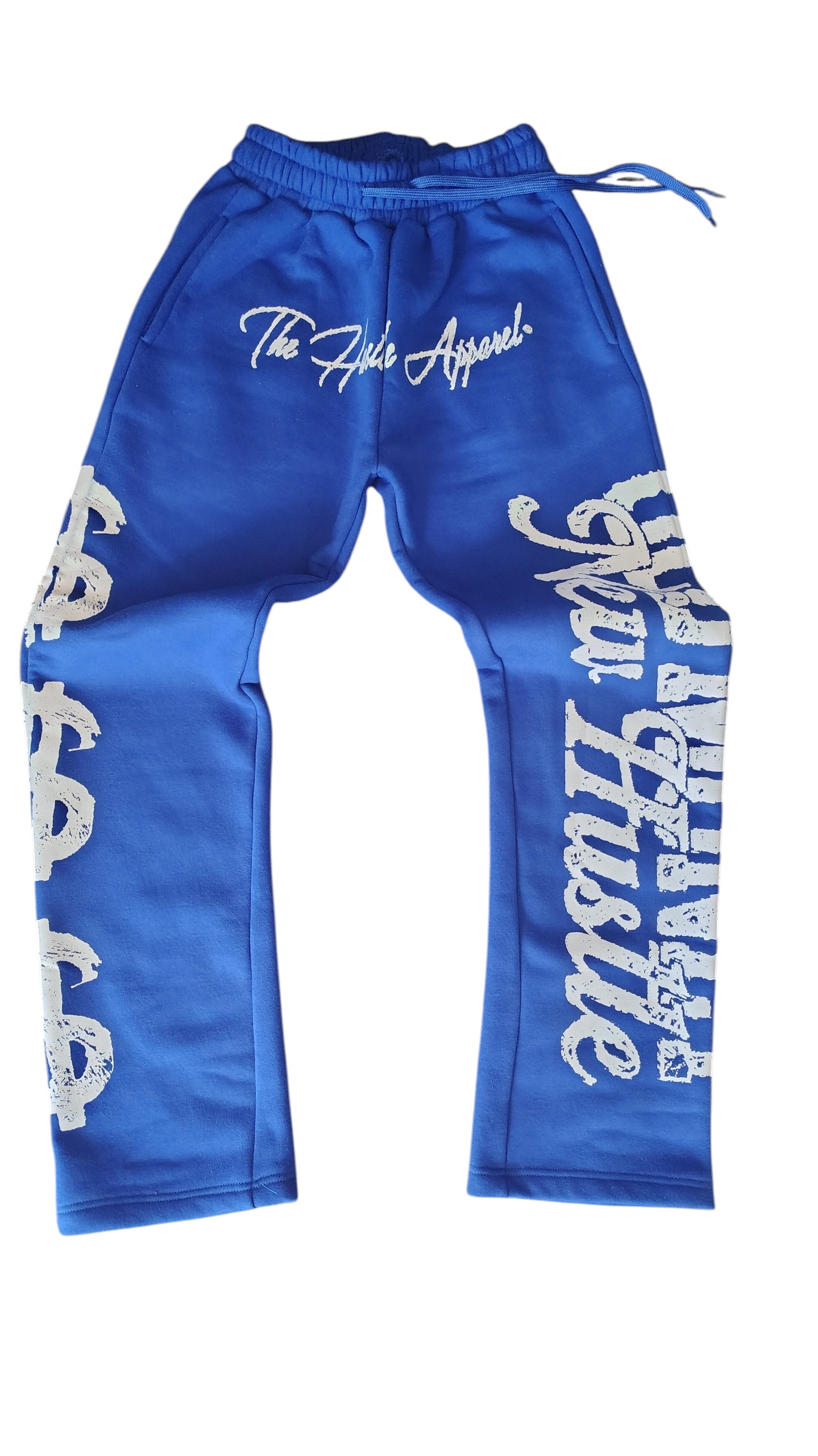 Old Money New Hustle Royal Blue Joggers - The Hustle Apparel 