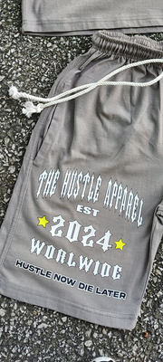 Men Short Sleeve Hooded Short Sets - The Hustle Apparel 