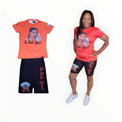Women's Short Sets 100% Polyester - The Hustle Apparel 