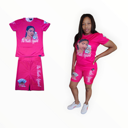 Women's Short Sets 100% Polyester - The Hustle Apparel 
