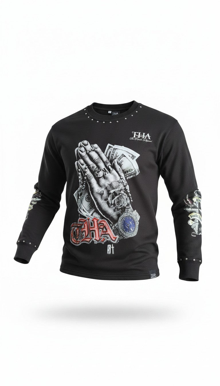 Praying Hands Long Sleeve